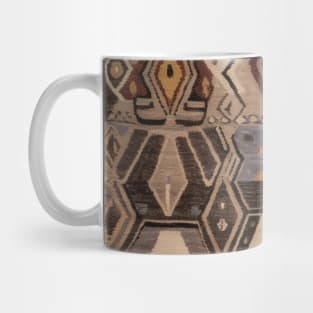 Mudcloth Pattern Earthy Tones Boho Mug